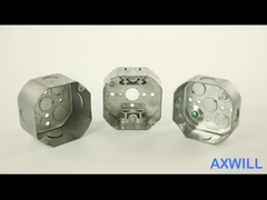 براکت جعبه خروجی برق 5/8 اینچ تا 1-1/2 اینچ حلقه گلی قابل تنظیم فولادی پیش ساخته 1/2 باند