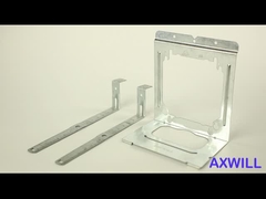 پشتیبانی از براکت جعبه نصب تلسکوپی 16 اینچ 24 اینچ از فولاد پیش ساخته سیستم پیش ساخته گالوانیزه