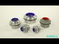 کانکتور 3/4 اینچی Emt الکترو گالوانیزه با مهره فولادی پیچی UL لیست شده