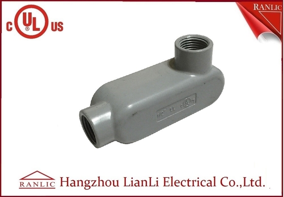 چین بدنه لوله کشی آلومینیوم LL با روکش PVC استاندارد با پیچ ، رنگ خاکستری تامین کننده