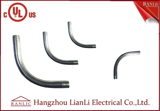 چین اتصالات اتصالات Rigid Conduit Steel 4 اینچ نوک پستان رشته ای UL هر دو انتهای دارند تامین کننده