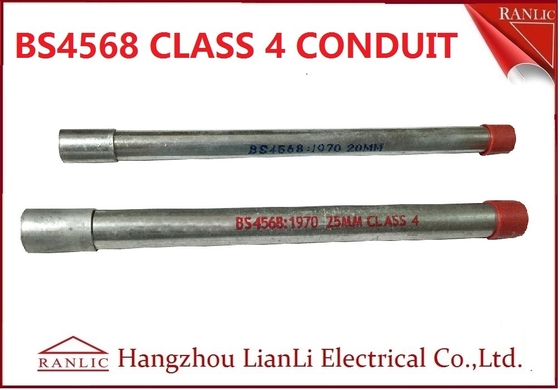 چین لوله برق BS4568 Gi Conduit Pipe 4 با حداکثر اندازه تا 150 میلی متر تامین کننده
