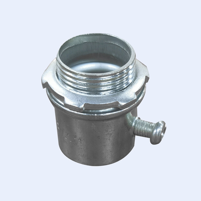3 4 اینچ Emt کانکتور فشرده سازی Ul Listed Electro Galvanized with Steel Locknut تامین کننده